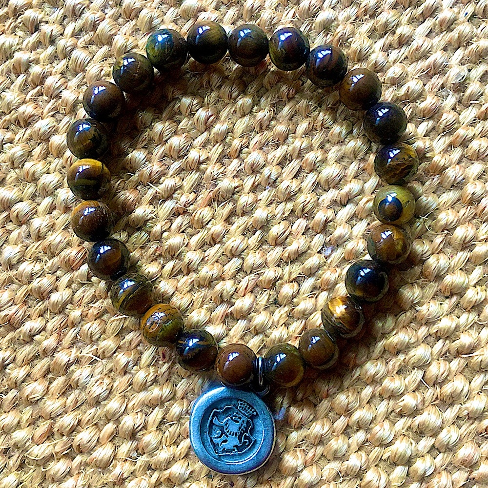 Genuine Tiger Eye Mala Bracelet